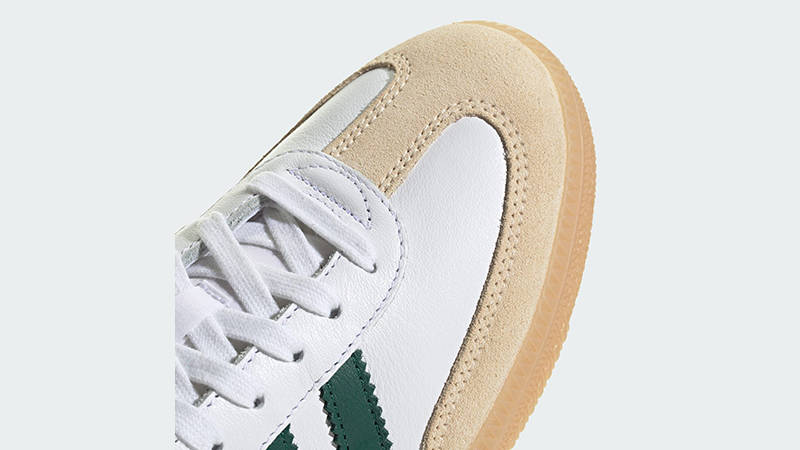 adidas Samba OG White Collegiate Green JS3831 toe