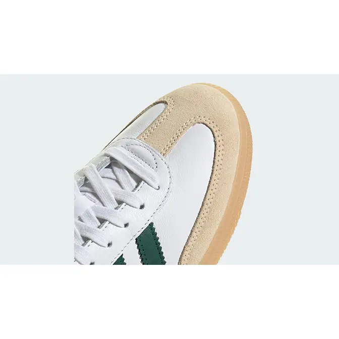 adidas Samba OG White Collegiate Green JS3831 toe