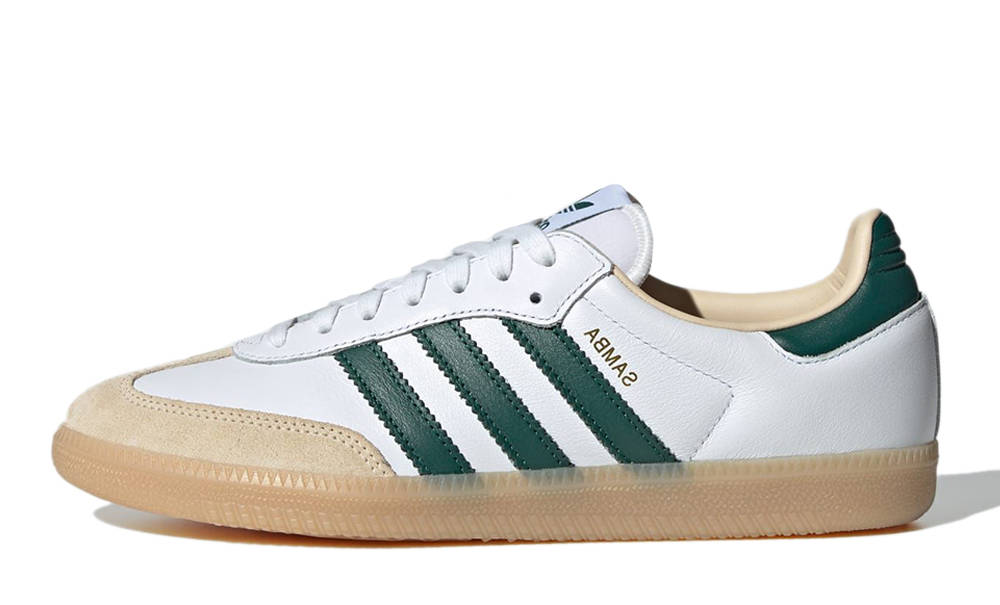 adidas Samba OG Cloud White Collegiate Green