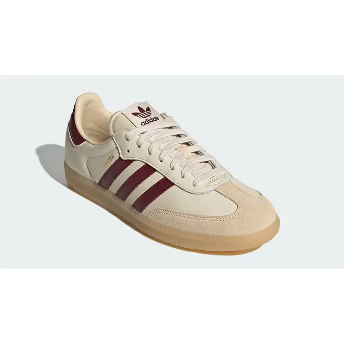 adidas Samba OG Wonder White Shadow Red JS3830 Side