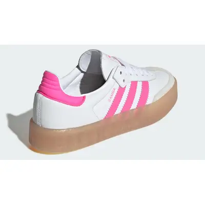 adidas Sambae White Lucid Pink Back