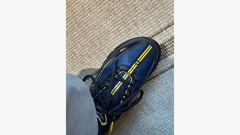 Aime Leon Dore x New Balance RC56 Navy Gold on foot