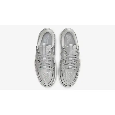 Air Jordan 1 Low Method Of Make Metallic Silver HQ2186-002 Top