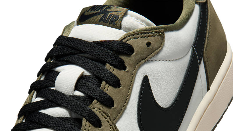 Air Jordan 1 Low OG Medium Olive Detail