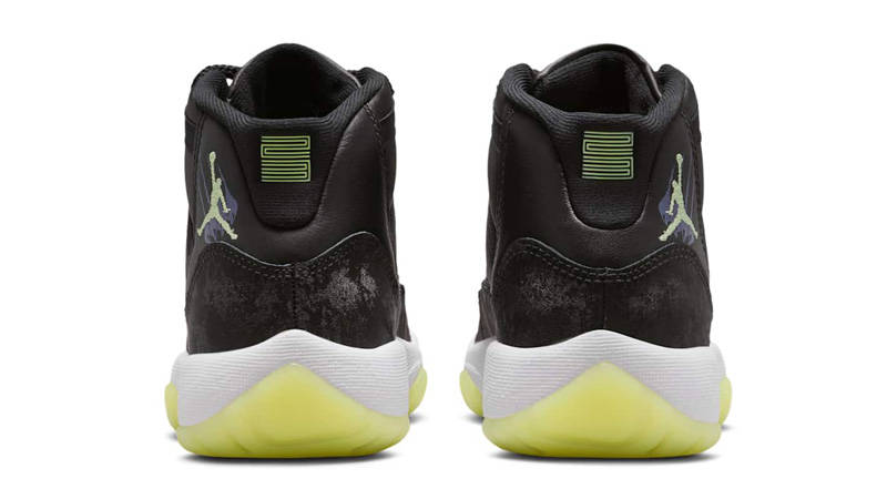 Air Jordan 11 GS Black Barely Volt Back