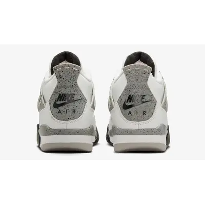Air Jordan 4 GS White Cement 2025 IB4171-100 Back