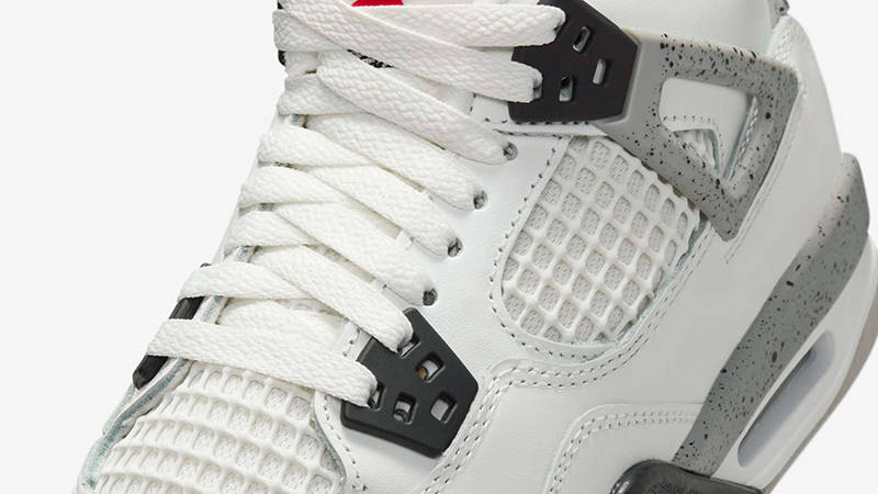 Air Jordan 4 GS White Cement 2025 IB4171-100 Detail