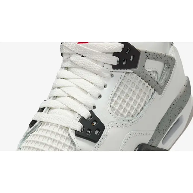 Air Jordan 4 GS White Cement 2025 IB4171-100 Detail