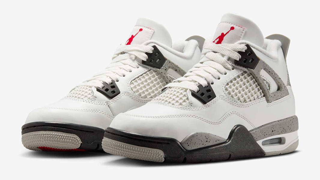 Air Jordan 4 GS White Cement 2025 IB4171-100 Side