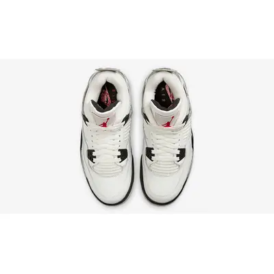 Air Jordan 4 GS White Cement 2025 IB4171-100 Top