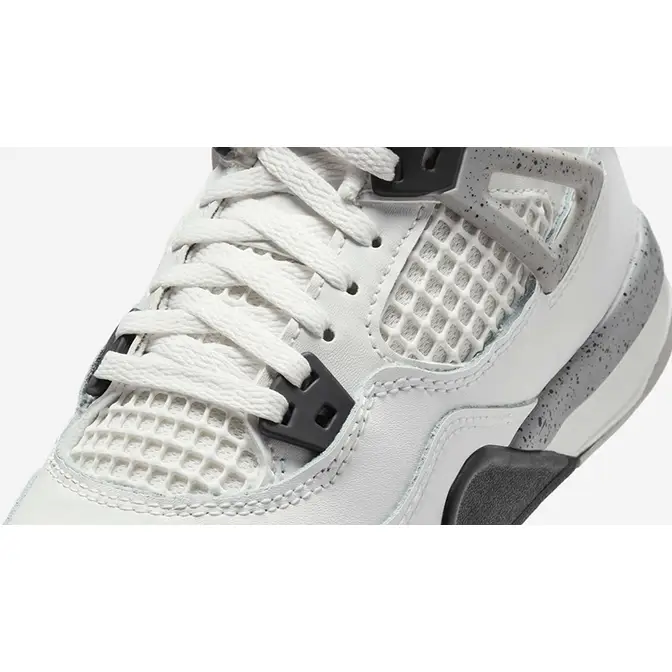 Air Jordan 4 PS White Cement 2025 IB4388-100 Detail