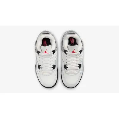 Air Jordan 4 PS White Cement 2025 IB4388-100 Top