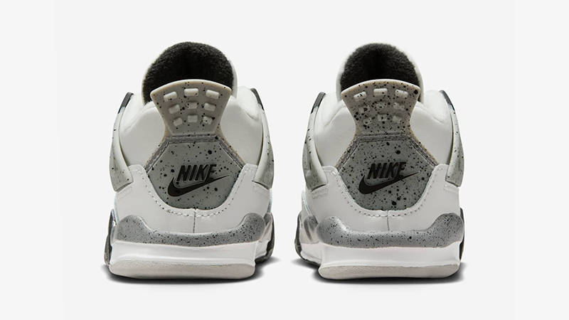 Air Jordan 4 Toddler White Cement 2025 IB4387-100 Back