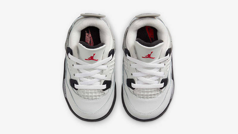 Air Jordan 4 Toddler White Cement 2025 IB4387-100 Top