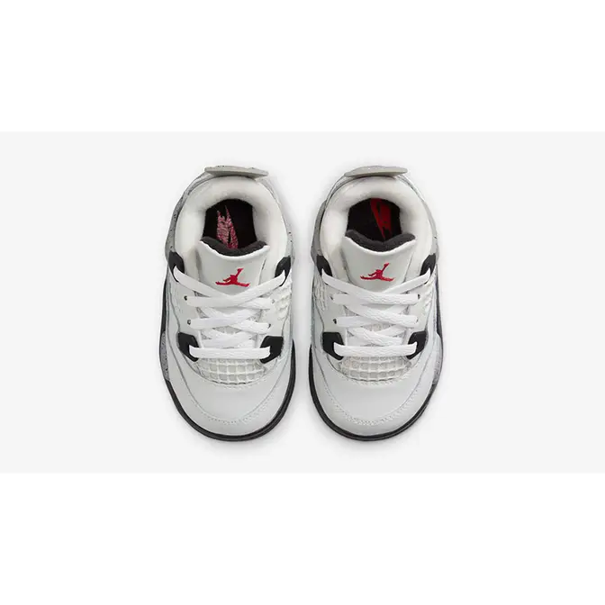 Air Jordan 4 Toddler White Cement 2025 IB4387-100 Top