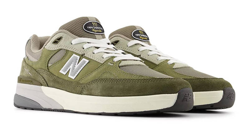 Andrew Reynolds x New Balance Numeric 933 Olive NM933JKL front