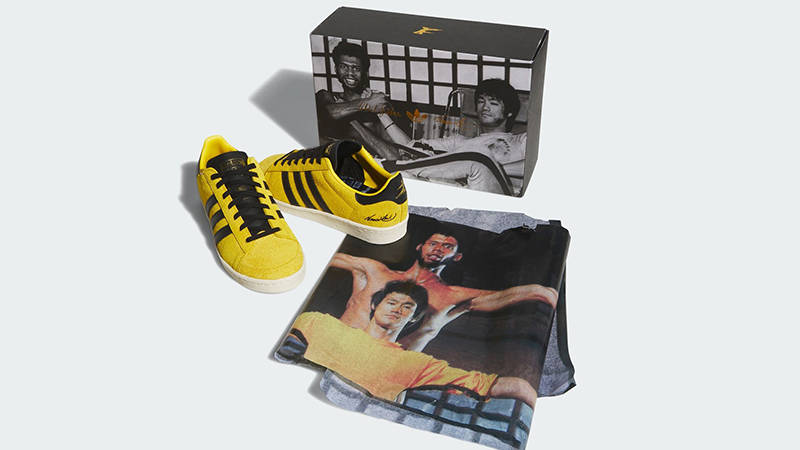 Bruce Lee x adidas Jabbar Low Yellow JR1597 Front