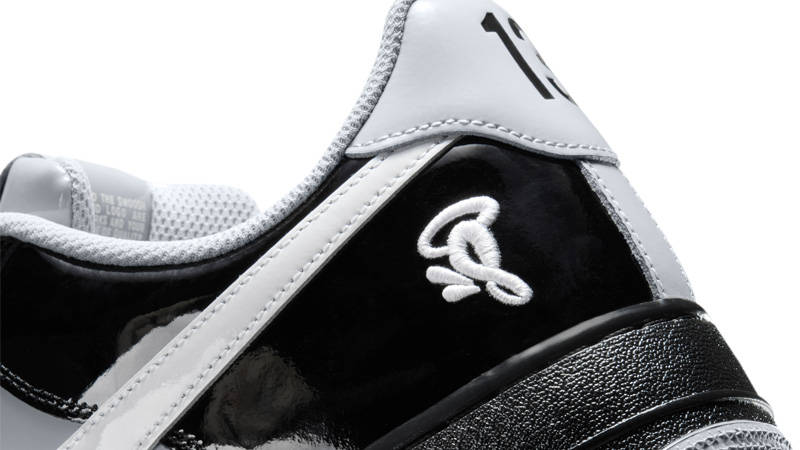 Central Cee x Nike Air Force 1 Low Black Smoke Grey Detail 1
