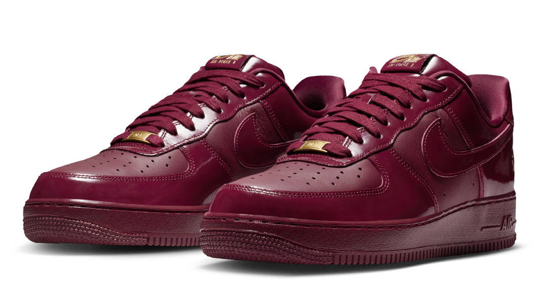 Central Cee x Nike Air Force 1 Low Burgundy Front