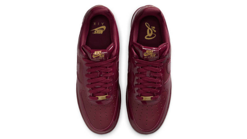 Central Cee x Nike Air Force 1 Low Burgundy Top
