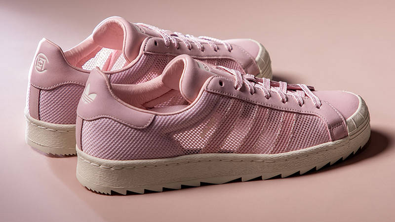 CLOT x adidas Superstar Breathe Pink JS0892 BACK