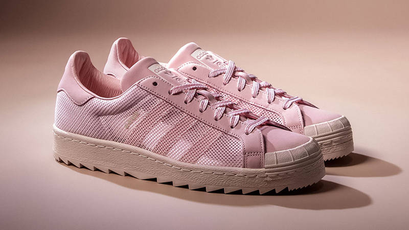 CLOT x adidas Superstar Breathe Pink JS0892 FRONT