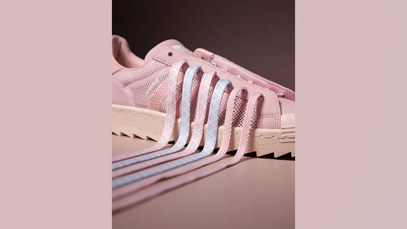 CLOT x adidas Superstar Breathe Pink JS0892 lace
