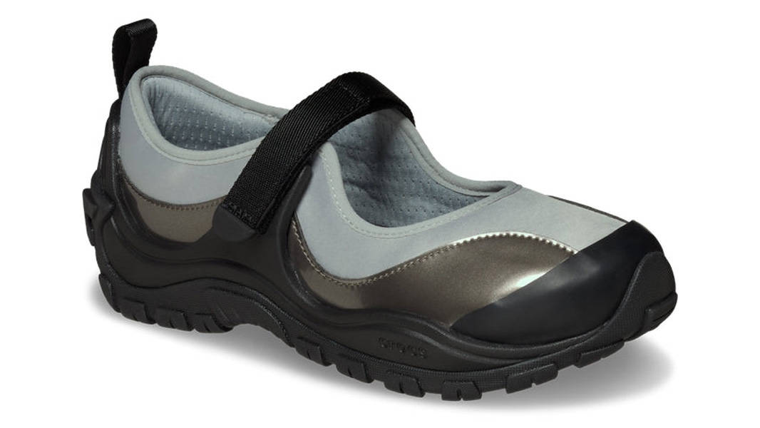 Crocs EXP Terre Ballet Gunmetal Black Front