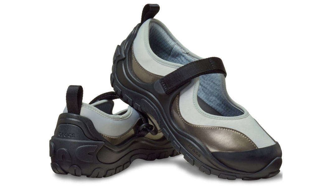 ★Crocs★ EXP Terre Silver/Chalk and Gunl/Black 210639 ☆Crocs☆ EXP Terre Silver/Chalk and Gunmetal/Black 210639