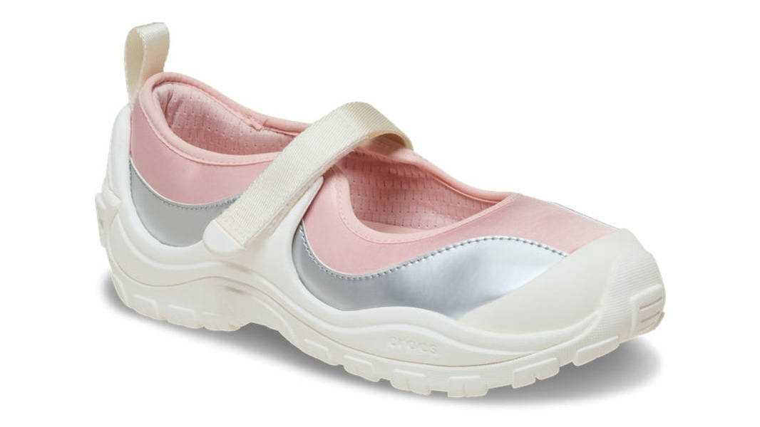 Crocs EXP Terre Ballet Silver Chalk Front