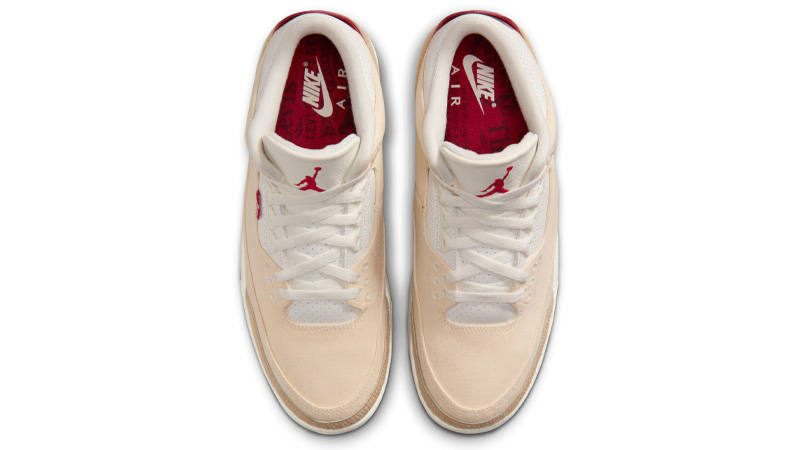 Levi Strauss & Co x Air Jordan 3 Retro Denim Sail Top View