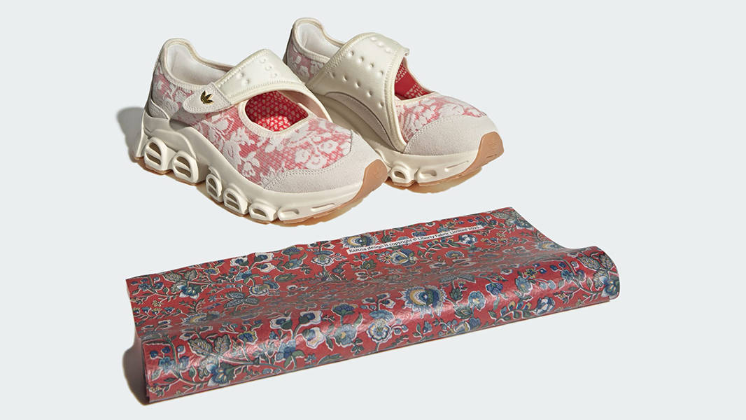 Liberty London x adidas Adifom Megajane Floral Semi Lucid Red JS1327 Front