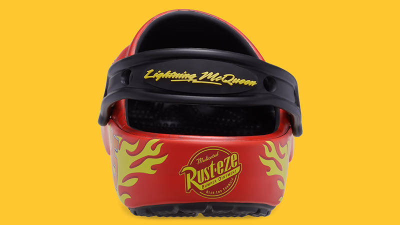 Lightning McQueen x Crocs Classic Clog 2025 Back