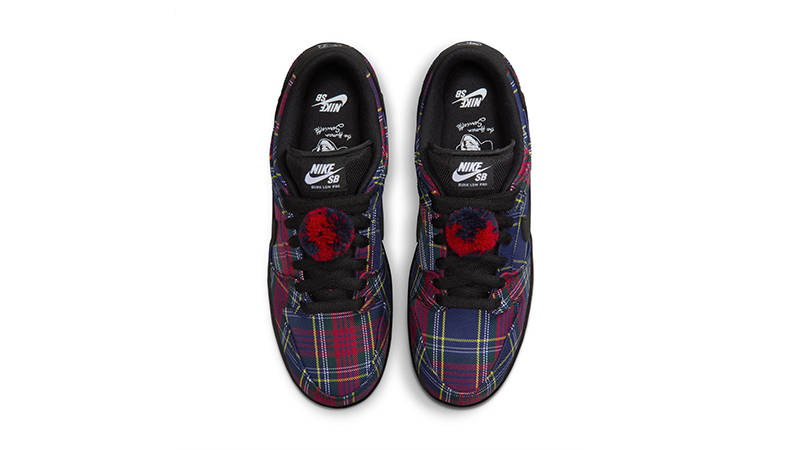 Nardwuar x Nike SB Dunk Low Red Blue middle