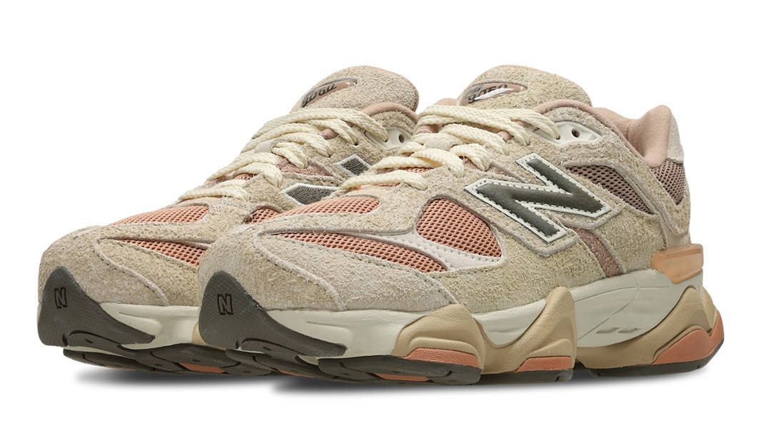 New Balance 9060 GS Beige Tan Orange GC9060CW Side