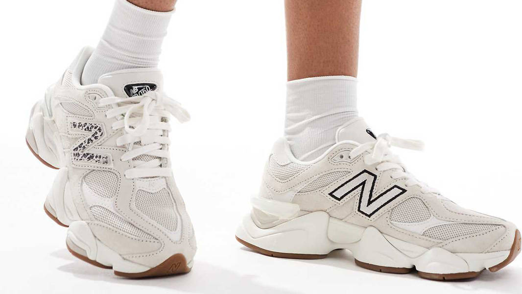 New Balance 9060 Leopard On Foot