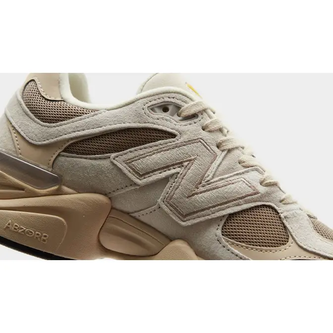 New Balance 9060 Tan Hemp Closeup