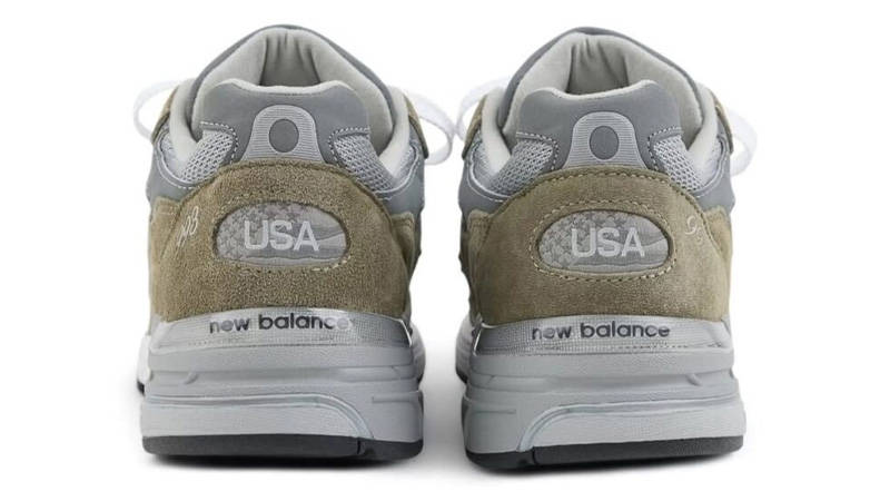 New Balance 993 Made in USA Covert Green Back