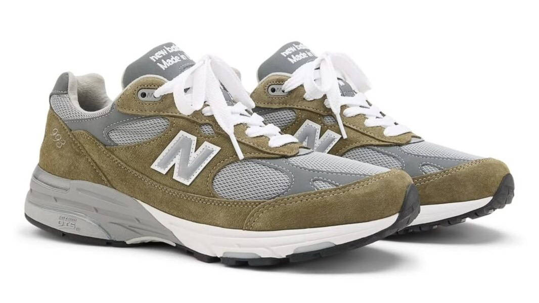 New Balance 993 Made in USA Covert Green Front