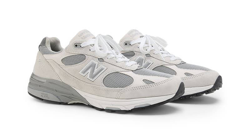 New Balance 993 Made in USA White Grey | U993RG | The Sole Supplier