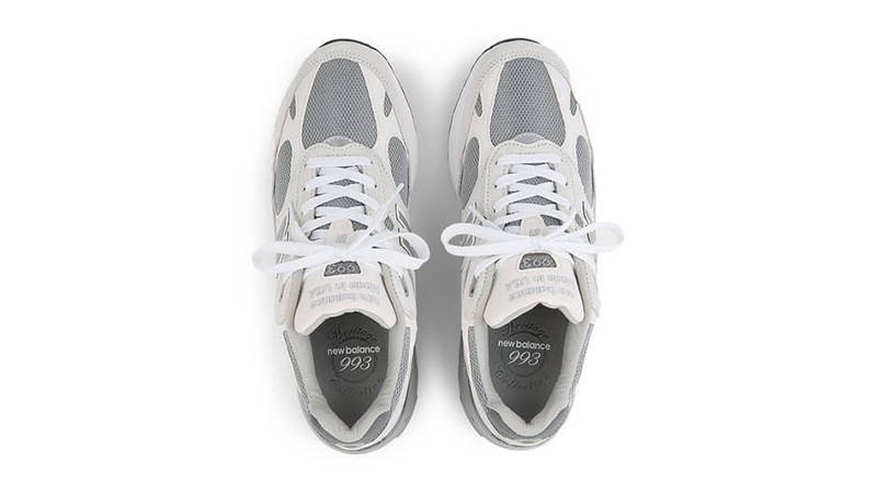 New Balance 993 Made in USA White Grey | U993RG | The Sole Supplier
