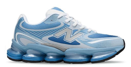 New Balance 2000 Baby Blue side profile photo