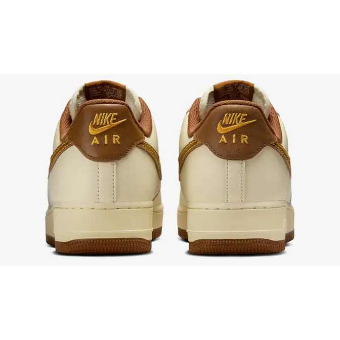 Nike Air Force 1 Low Coconut Milk Canyon Gold Back