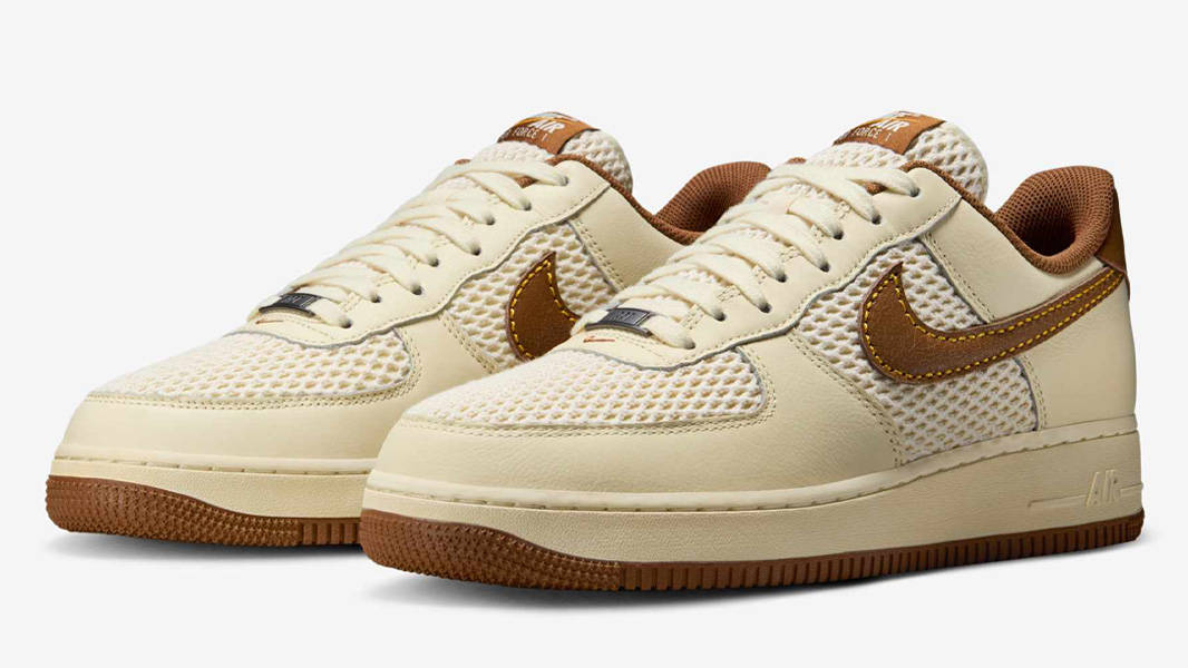 Nike Air Force 1 Low Coconut Milk Canyon Gold Front