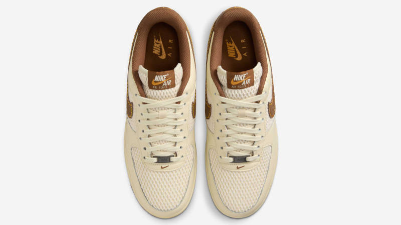 Nike Air Force 1 Low Coconut Milk Canyon Gold Middle