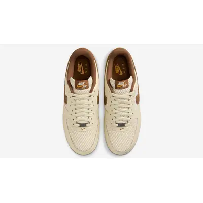 Nike Air Force 1 Low Coconut Milk Canyon Gold Middle