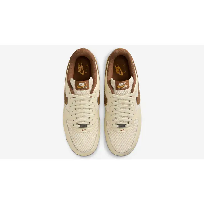 Nike Air Force 1 Low Coconut Milk Canyon Gold Middle