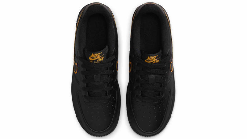 Nike Air Force 1 Low GS Black Sundial Middle