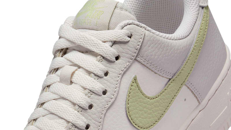 Nike Air Force 1 Low Light Bone Light Army IB3881-001 Detail