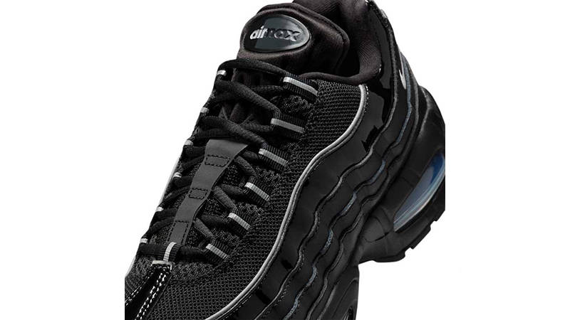 Nike Air Max 95 Black Patent IB6397-001 tongue